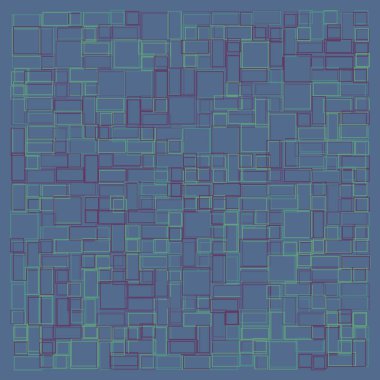 Ofset Quad üretken sanat arkaplan çizimi