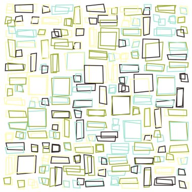 Ofset Quad üretken sanat arkaplan çizimi