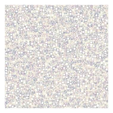 Ofset Quad üretken sanat arkaplan çizimi