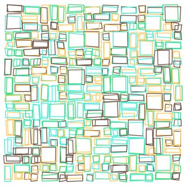 Ofset Quad üretken sanat arkaplan çizimi