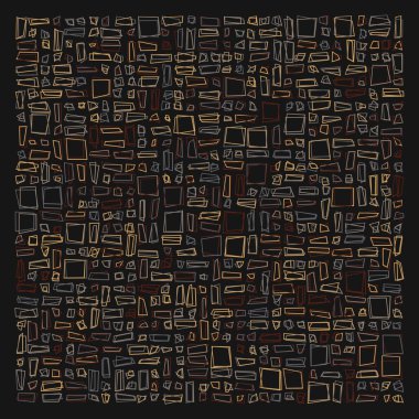 Dikdörtgenli soyut geometrik desen. Vektör illüstrasyonu 