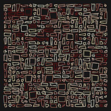 Ofset Quad üretken sanat arkaplan çizimi