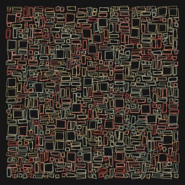 Ofset Quads üretken sanat arkaplanı 