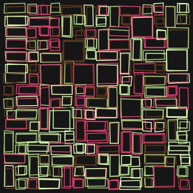 Ofset Quads üretken sanat arkaplanı 