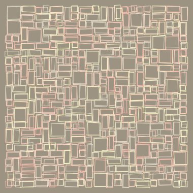 Ofset Quad üretken sanat arkaplan çizimi