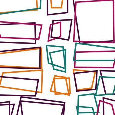 Ofset Quad üretken sanat arkaplan çizimi