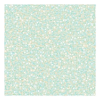 Ofset Quad üretken sanat arkaplan çizimi