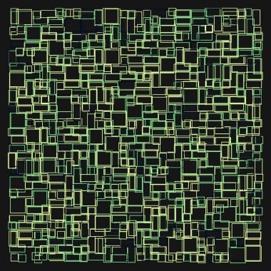 Ofset Quad üretken sanat arkaplan çizimi