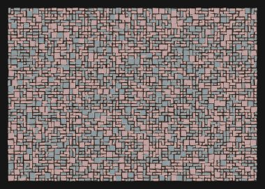 Renkli dikdörtgenlerle soyut geometrik arkaplan. Vektör illüstrasyonu