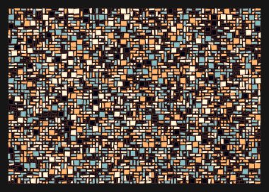 Ofset Quad üretken sanat arkaplan çizimi