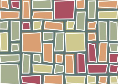 Ofset Quad üretken sanat arkaplan çizimi