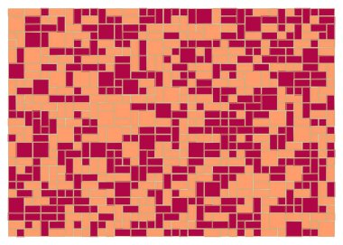 Renkli dikdörtgenlerle soyut geometrik arkaplan. Vektör illüstrasyonu
