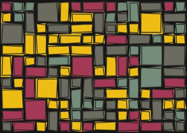 Ofset Quads üretken sanat arkaplanı 