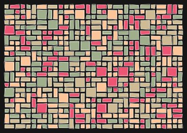 Ofset Quads üretken sanat arkaplanı 