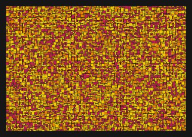 Ofset Quad üretken sanat arkaplan çizimi