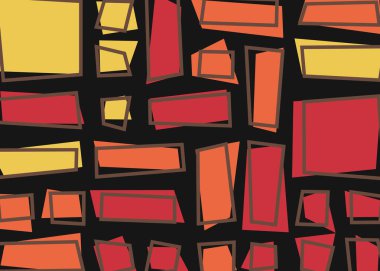 Ofset Quads üretken sanat arkaplanı 