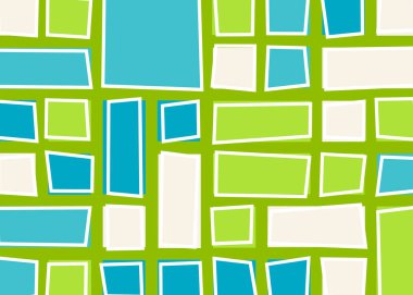 Ofset Quads üretken sanat arkaplanı 