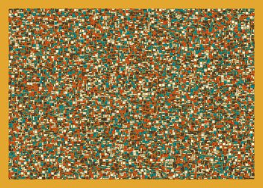 Renkli dikdörtgenlerle soyut geometrik arkaplan. Vektör illüstrasyonu