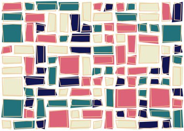 Ofset Quads üretken sanat arkaplanı 