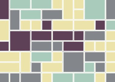 Ofset Quad üretken sanat arkaplan çizimi