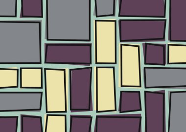 Ofset Quads üretken sanat arkaplanı 