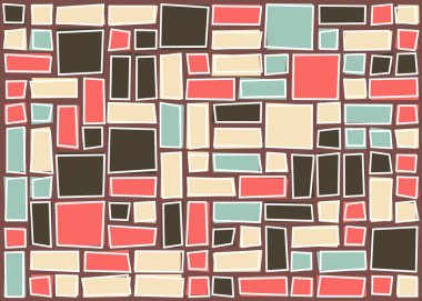 Ofset Quads üretken sanat arkaplanı 