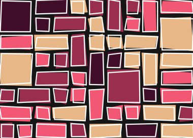 Ofset Quads üretken sanat arkaplanı 