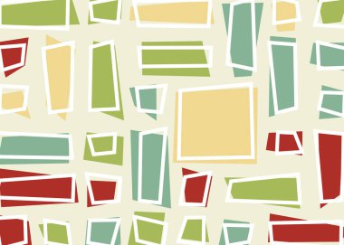 Ofset Quad üretken sanat arkaplan çizimi