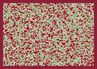 Renkli dikdörtgenlerle soyut geometrik arkaplan. Vektör illüstrasyonu