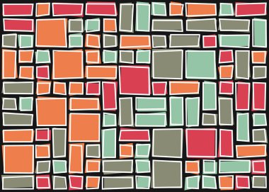 Ofset Quads üretken sanat arkaplanı 