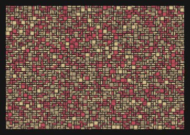 Ofset Quad üretken sanat arkaplan çizimi