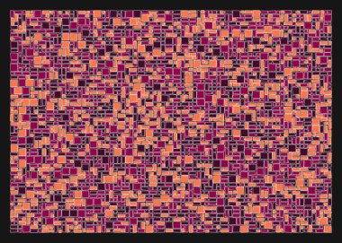 Ofset Quad üretken sanat arkaplan çizimi