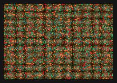 Ofset Quads üretken sanat arkaplanı 