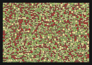 Ofset Quads üretken sanat arkaplanı 