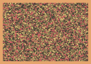 Renkli dikdörtgenlerle soyut geometrik arkaplan. Vektör illüstrasyonu
