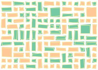 Ofset Quad üretken sanat arkaplan çizimi