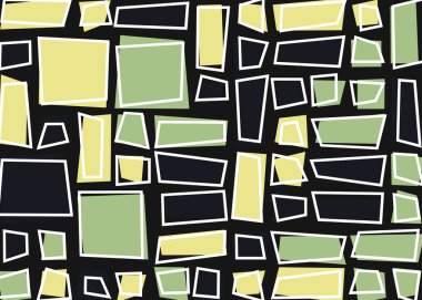 Ofset Quads üretken sanat arkaplanı 