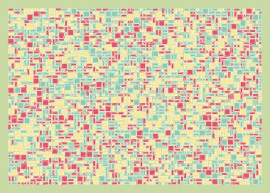 Ofset Quads üretken sanat arkaplanı 