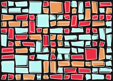 Ofset Quads üretken sanat arkaplanı 