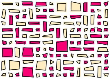 Ofset Quads üretken sanat arkaplanı 