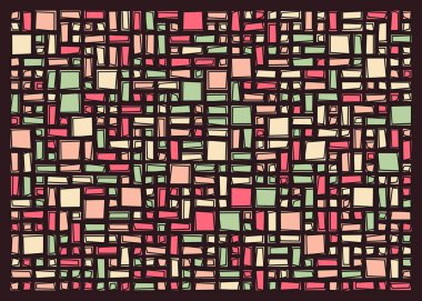 Ofset Quads üretken sanat arkaplanı 