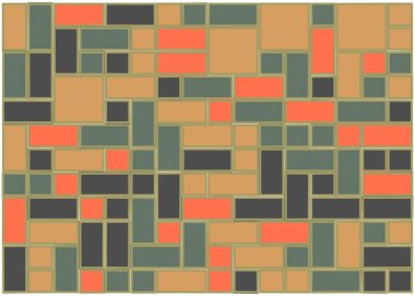 Ofset Quads üretken sanat arkaplanı 