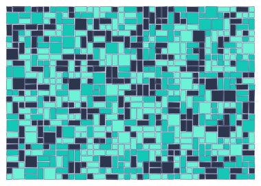 Renkli dikdörtgenlerle soyut geometrik arkaplan. Vektör illüstrasyonu