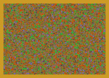 Renkli dikdörtgenlerle soyut geometrik arkaplan. Vektör illüstrasyonu