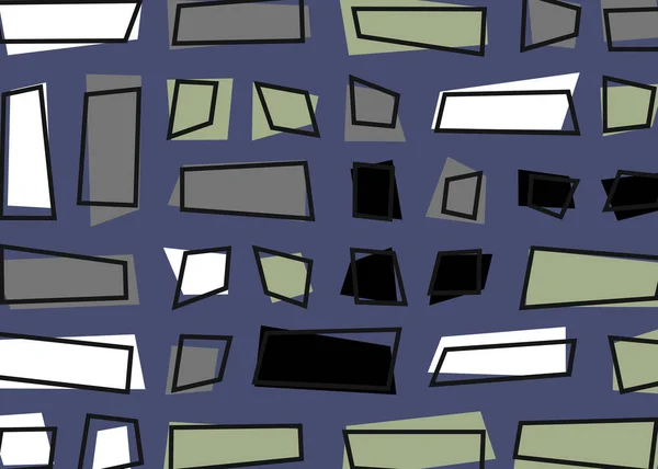 Fundo Geométrico Abstrato Com Retângulos Coloridos Ilustração Vetorial — Vetor de Stock