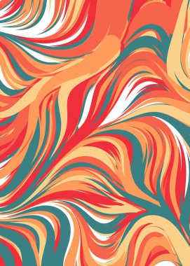 Soyut Geometrik Desen Üretken hesaplama sanatı, vektör illüstrasyonu