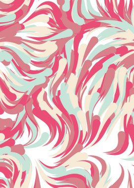 Soyut Geometrik Desen Üretken hesaplama sanatı, vektör illüstrasyonu