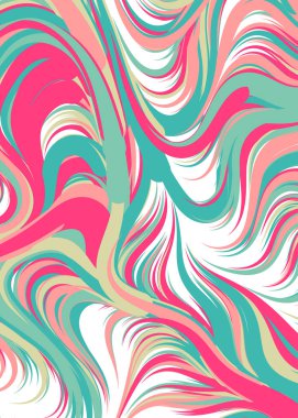 Soyut Geometrik Desen Üretken hesaplama sanatı, vektör illüstrasyonu