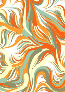 Soyut Geometrik Desen Üretken hesaplama sanatı, vektör illüstrasyonu