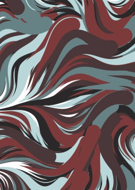 Soyut Geometrik Desen Üretken hesaplama sanatı, vektör illüstrasyonu